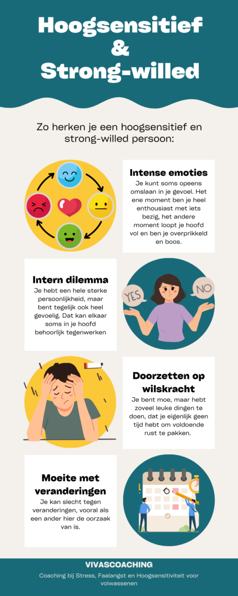 hoogsensitief en strong willed sterke wil herkennen